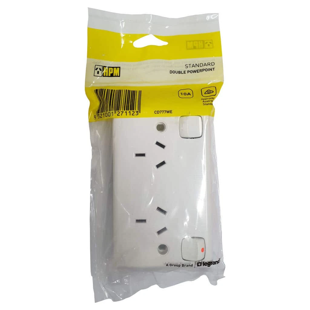 HPM Standard Double Powerpoint White 2 HPM Standard Double Powerpoint White - Image 2