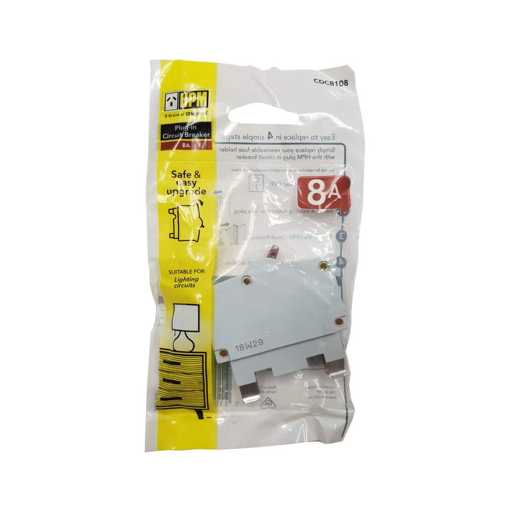 HPM Circuit Breaker 8A 1 HPM Circuit Breaker 8A