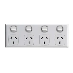 HPM Excel Powerpoint White 10AMP 4-in-1