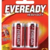 Eveready Heavy Duty Battery Red C - 2 Pack