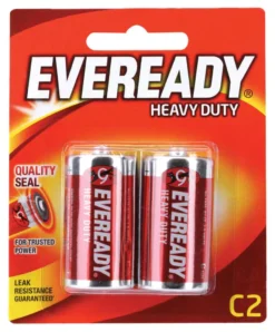 Eveready Heavy Duty Battery Red C - 2 Pack