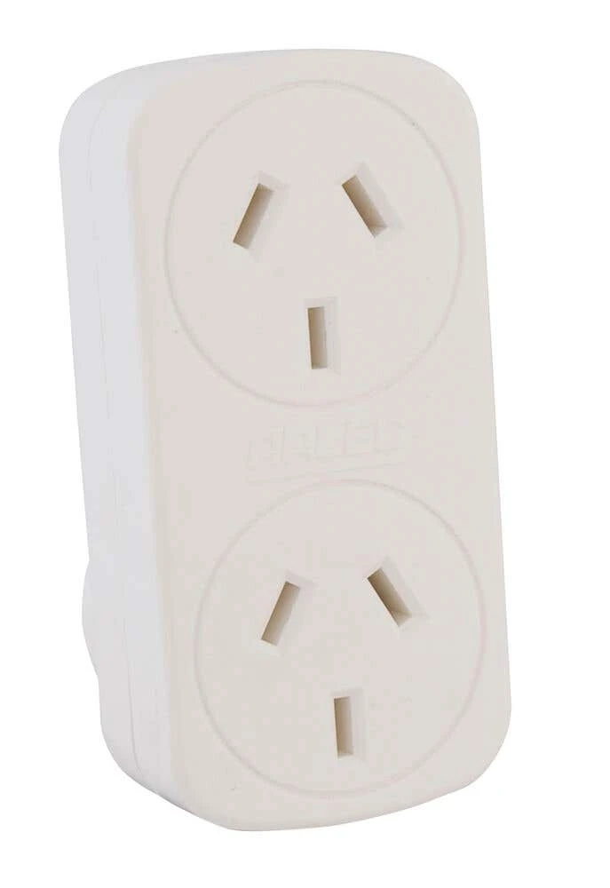 Arlec Verticle Double Adaptor 1 Arlec Verticle Double Adaptor