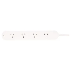 HPM 4 Outlet Wide Spaced Surge Protected Powerboard -Home Lighting 2382703 2 2
