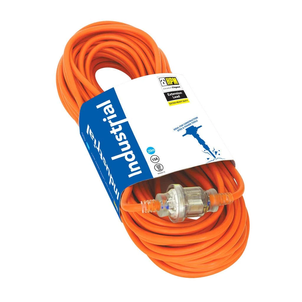 HPM Industrial 15A Extension Lead 20m 1 HPM Industrial 15A Extension Lead 20m