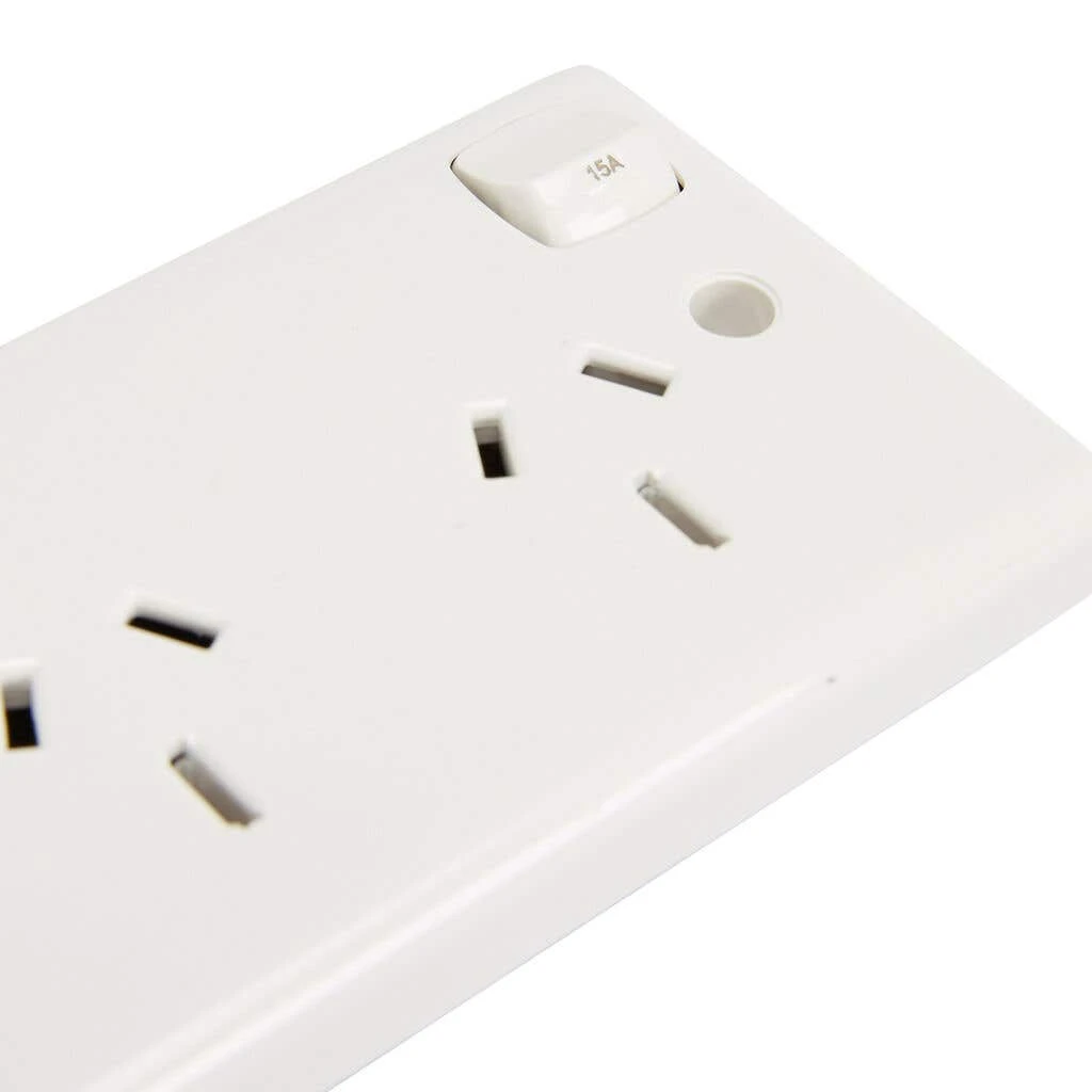 HPM Double Powerpoint 15A White 4 HPM Double Powerpoint 15A White - Image 4