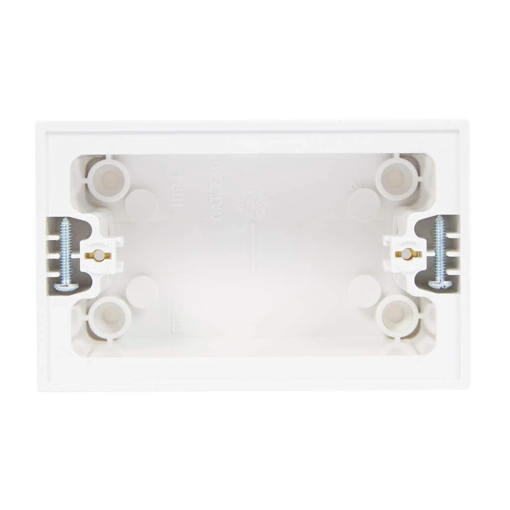 HPM Mounting Block Surface White 41mm 2 HPM Mounting Block Surface White 41mm - Image 2