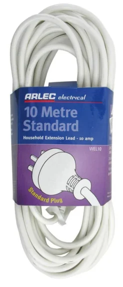 Arlec 10A 1.0mm2 Domestic Extension Lead 10m