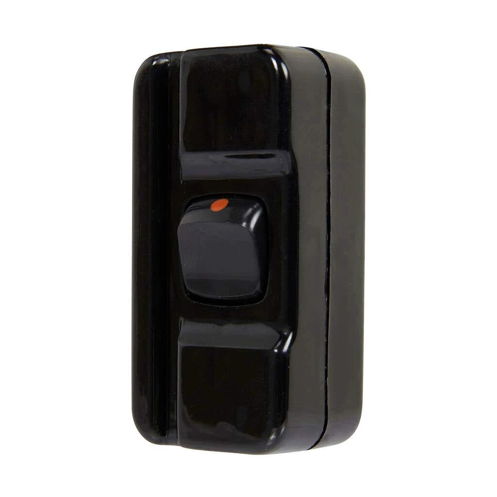 HPM Cordline Switch 10A Double Pole Black 1 HPM Cordline Switch 10A Double Pole Black