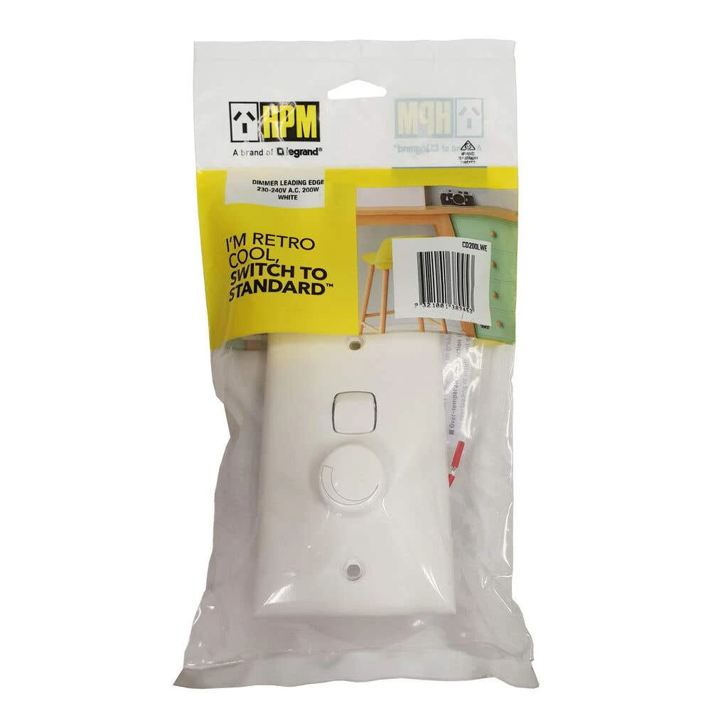 HPM 200W Trailing Edge Dimmer White 2 HPM 200W Trailing Edge Dimmer White - Image 2