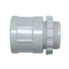 Tripac PVC Adaptor Plain To Screw Grey 20mm