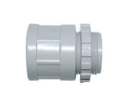 Tripac PVC Adaptor Plain To Screw Grey 20mm