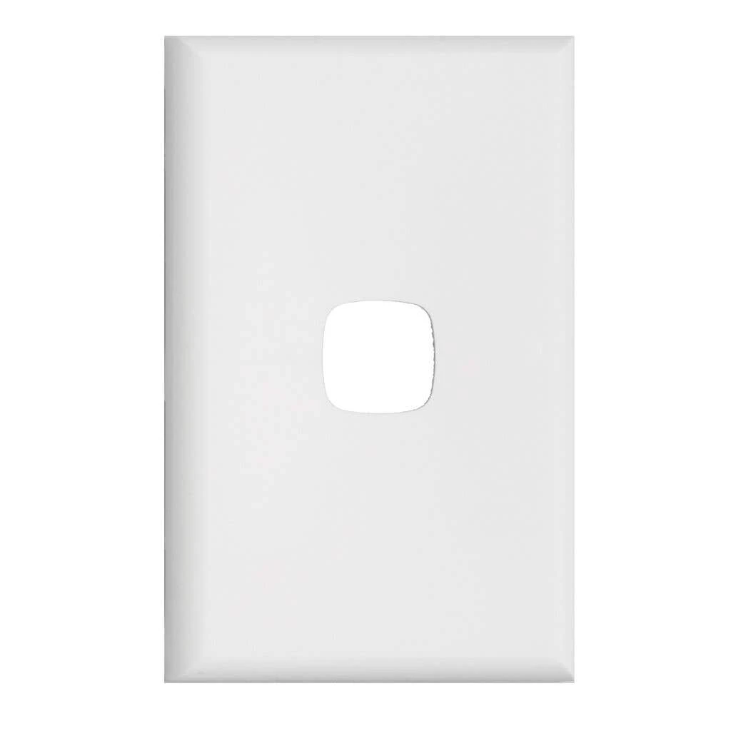 HPM Excel Single Light Switch Coverplate 1 Gang White 1 HPM Excel Single Light Switch Coverplate 1 Gang White