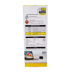 HPM 4 Outlet USB Charging Switched Powerboard White -Home Lighting 3689940 3