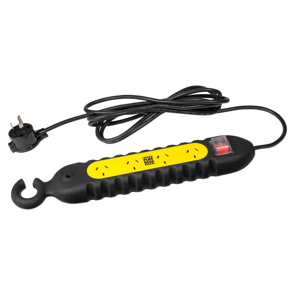 HPM PlugBoss 4 Outlet Surge Protected Powerboard 2 HPM PlugBoss 4 Outlet Surge Protected Powerboard - Image 2