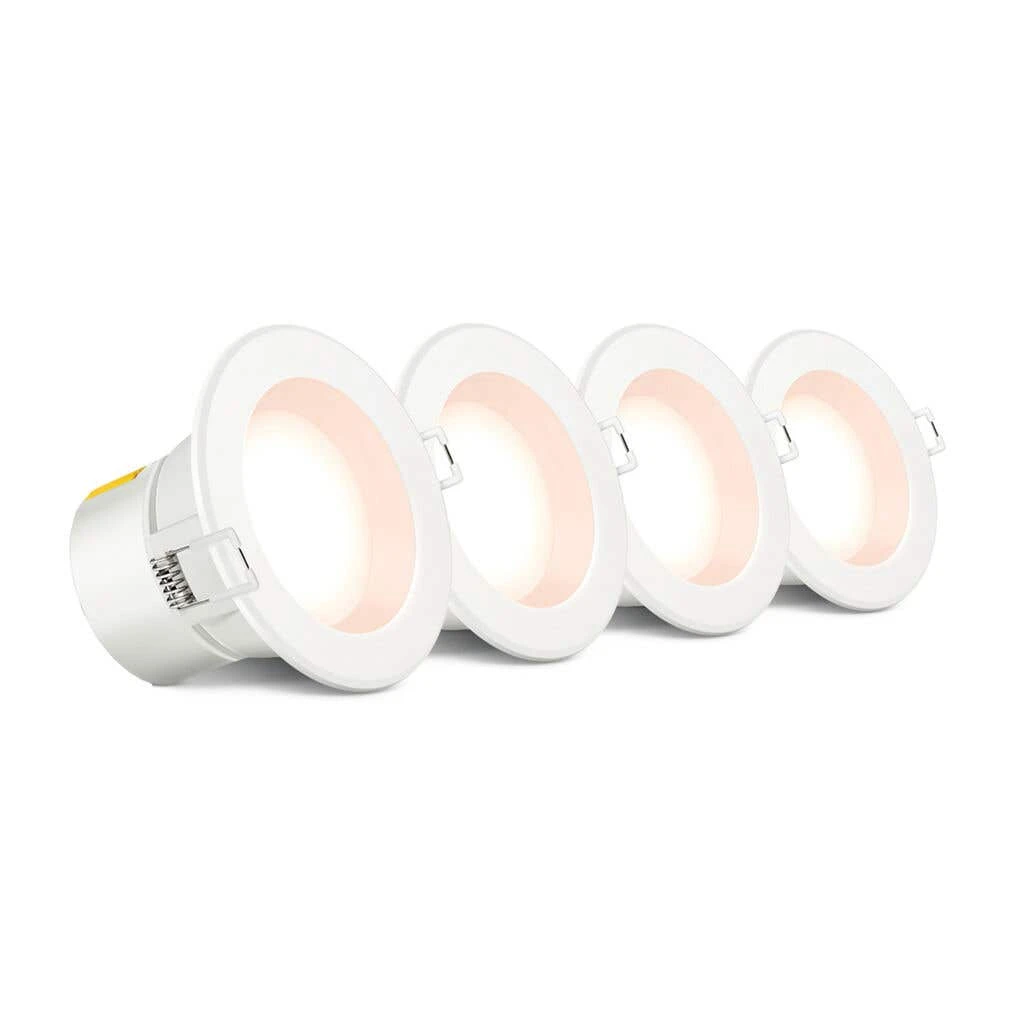 HPM Non Dimmable LED Downlight 240V 5W Warm White Plug 70mm - 4 Pack 1 HPM Non Dimmable LED Downlight 240V 5W Warm White Plug 70mm - 4 Pack