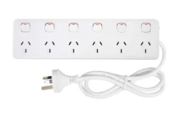 Arlec 6 Outlet Individually Switched Powerboard