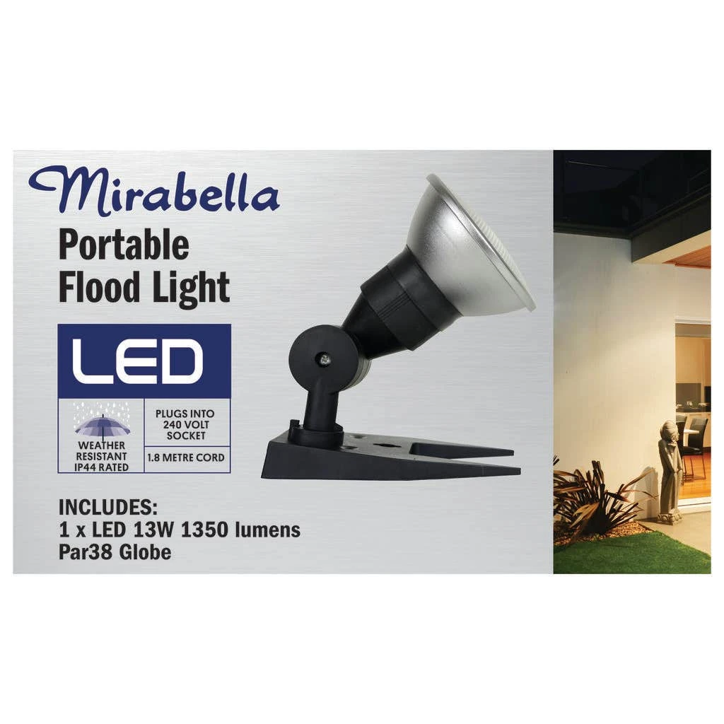 Mirabella 13W 240V LED Portable Flood Light 2 Mirabella 13W 240V LED Portable Flood Light - Image 2