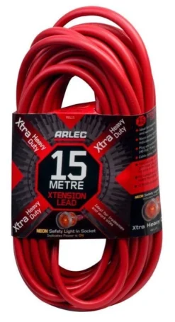 Arlec 10A 3 Core Extra Heavy Duty Extension Lead 15m 1.5mm2