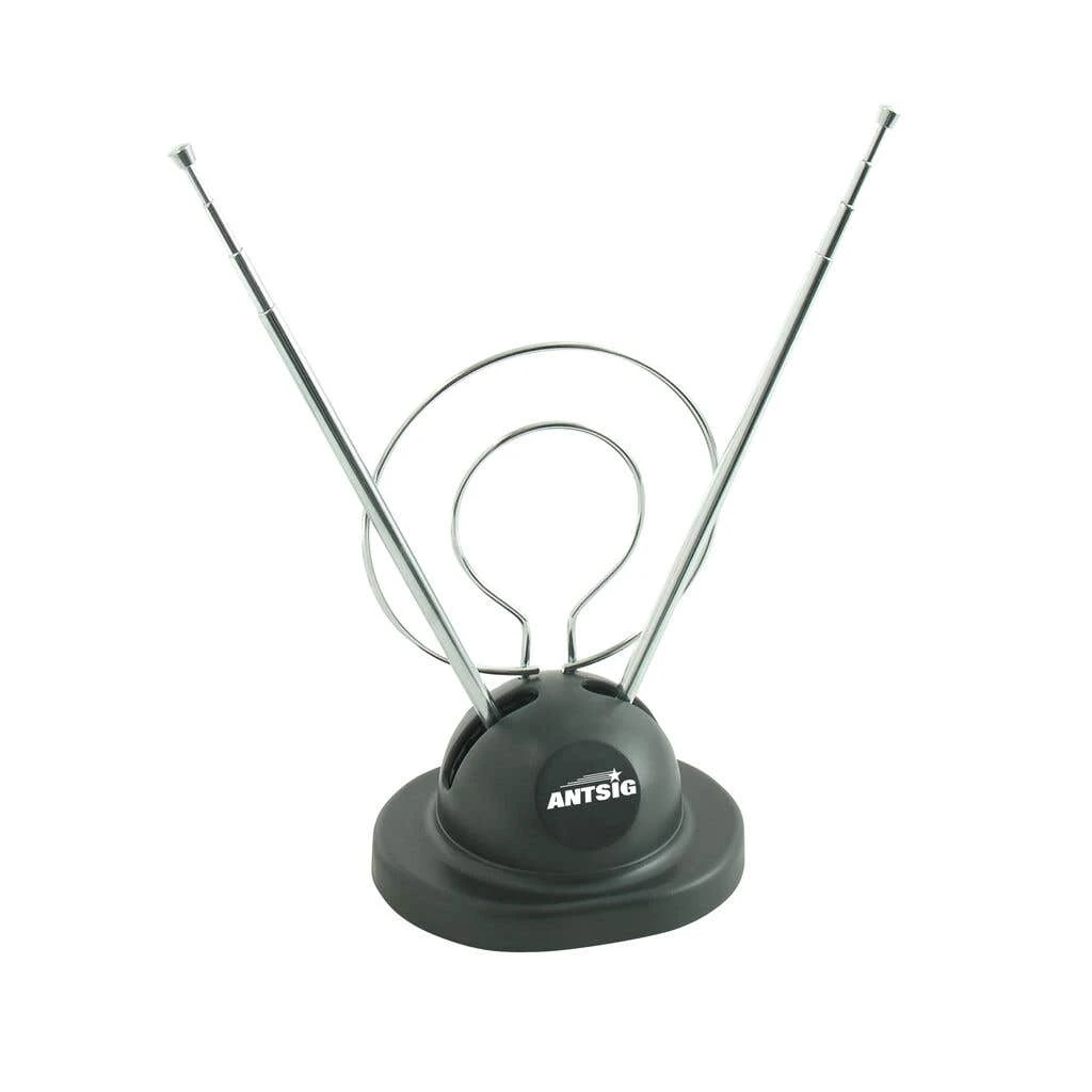 Antsig Rabbit Ear Indoor Antenna 14 X 26cm 1 Antsig Rabbit Ear Indoor Antenna 14 X 26cm
