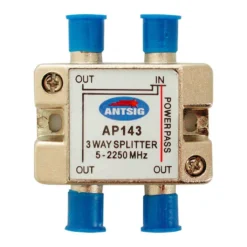 Antsig 3 Way TV Splitter