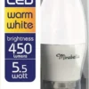 Mirabella LED Candle Globe 5.5W ES Warm White