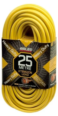 Arlec 10A 3 Core Heavy Duty Extension Lead 25m 1.0mm2
