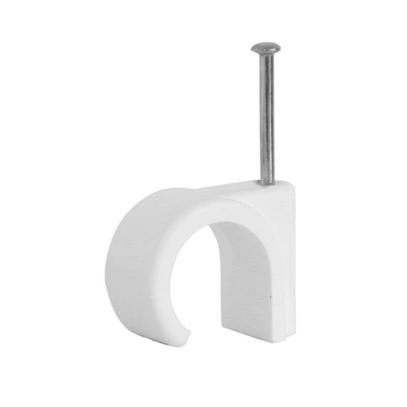 HPM Hook Cable Clips White 8-10mm - 100 Pack 1 HPM Hook Cable Clips White 8-10mm - 100 Pack