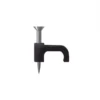 HPM Flat Cable Clips Black 5mm - 20 Pack