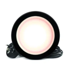 HPM 7W DLI LED Downlight Warm White Black 90mm