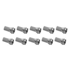 Antsig RG6 Twist-On F-Connectors - 10 Pack