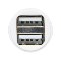 HPM VIVO 5V USB Charger Mechanism 2.4A Dual Type A White