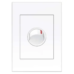 HPM VIVO 40Amp Heavy Duty Vertical Rocker Switch 1 Gang White