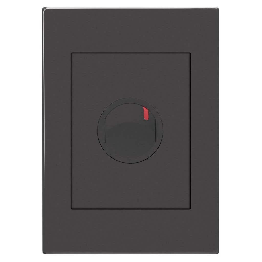 HPM VIVO 40Amp Heavy Duty Vertical Rocker Switch 1 Gang Grey 1 HPM VIVO 40Amp Heavy Duty Vertical Rocker Switch 1 Gang Grey