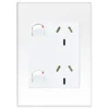 HPM VIVO 10Amp Vertical Double Powerpoint White