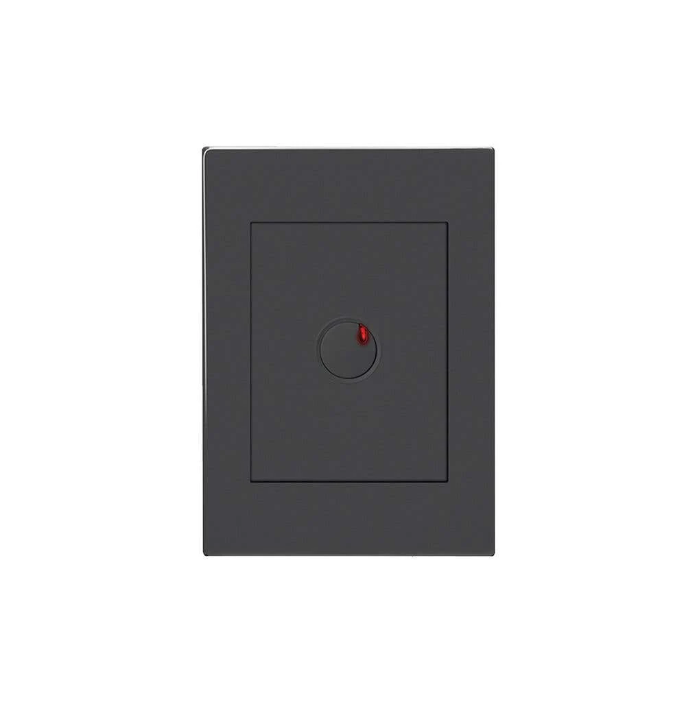HPM VIVO 350VA 2 Wire Push Button Cover Plate Grey 1 HPM VIVO 350VA 2 Wire Push Button Cover Plate Grey