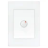 HPM VIVO 350VA 2 Wire Push Button Cover Plate White