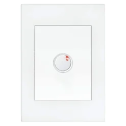 HPM VIVO 350VA 2 Wire Push Button Cover Plate White