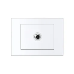 HPM VIVO Coaxial TV Outlet 1 Gang White