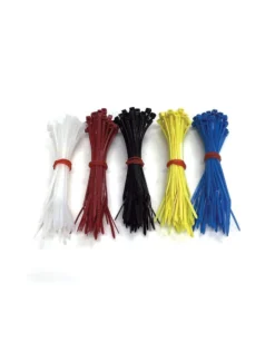 Lion Cable Ties Assorted Colours 102mm X 2.4mm - 200 Pack