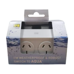 HPM Aqua Life Double Powerpoint 10A IP53 Surface Mount White -Home Lighting 6240352 3 2