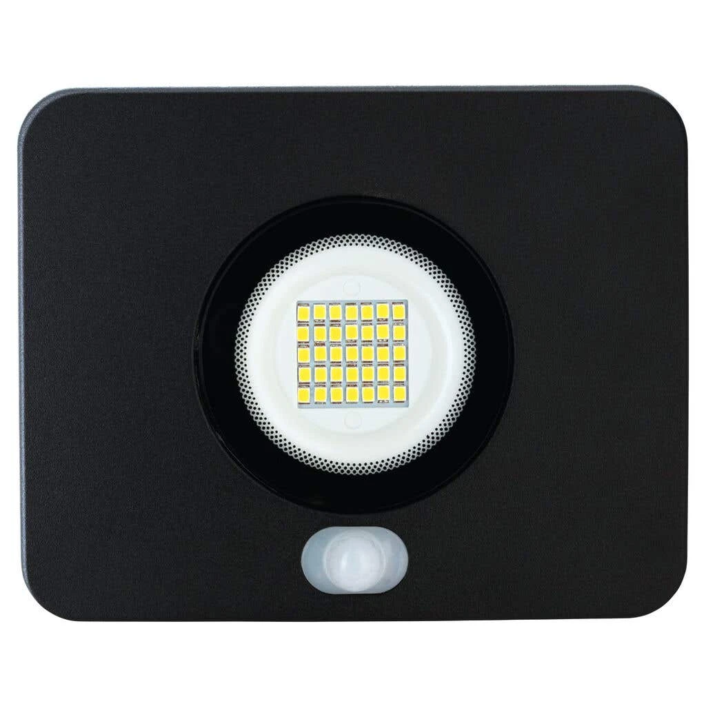 HPM LED Slim Floodlight With Sensor Black 15W 1 HPM LED Slim Floodlight With Sensor Black 15W