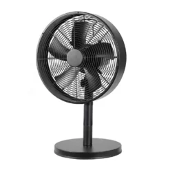 ROK 35W Drum Desk Fan Matt Black 300mm