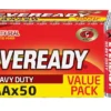 Eveready AAA HD Batteries - 50 Pack