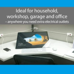 Arlec 10A 4 Outlet Daisy Chain Extension Lead 4m -Home Lighting 6672034 2