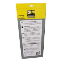 HPM TV & AV 8 Outlet Powerboard Black 5 HPM TV & AV 8 Outlet Powerboard Black -Home Lighting 6740617 2 6