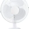 ROK Desk Fan White 40W 300mm