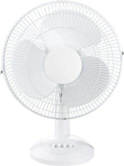 ROK Desk Fan White 40W 300mm