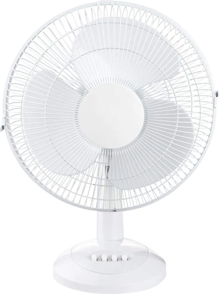 ROK Desk Fan White 40W 300mm 1 ROK Desk Fan White 40W 300mm