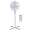 ROK Pedestal Fan With Remote White 400mm