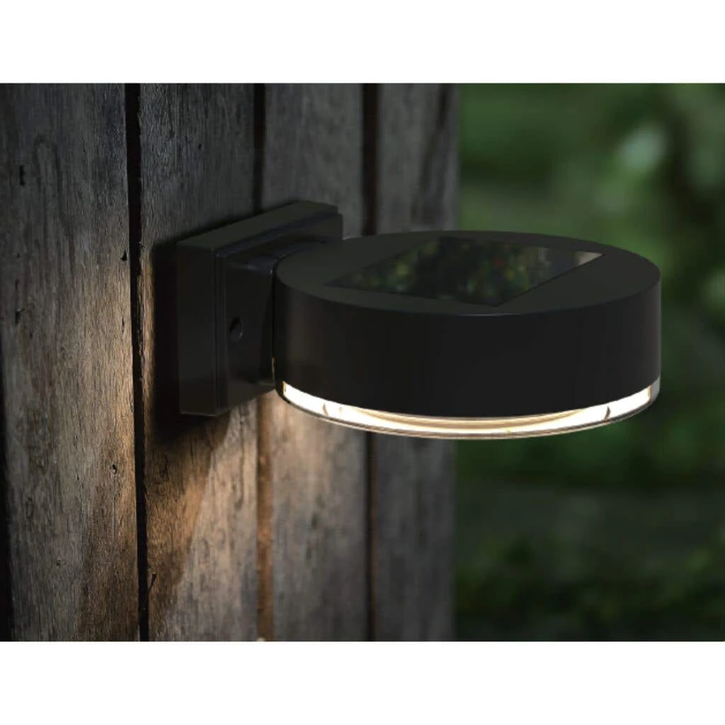 Built Wall Light Round Solar - 2 Pack 2 Built Wall Light Round Solar - 2 Pack - Image 2